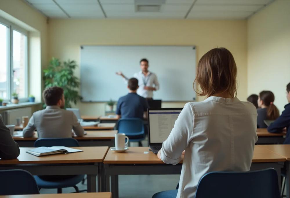 empty classroom